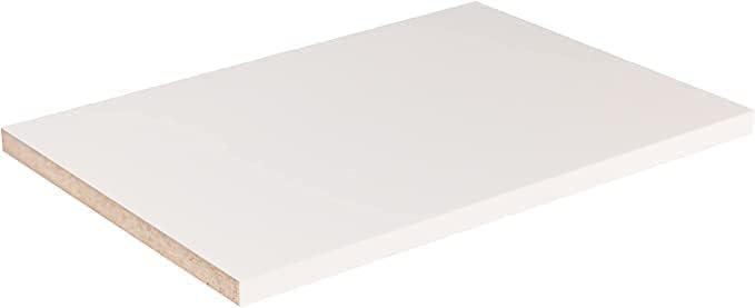 B&B HARDWARE Cabinet Shelves - Melamine 1/2'' Thick - Custom Organize Space with Stylish Cabinet Melamine Shelves - Perfect Solution for Home & Office - Cut to Size (14" Depth x 40 Inches Length)