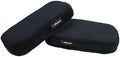 Arozzi Memory Foam Armrest Pads for Gaming Chair with Adjustable Band, Home Office Chair Arm Pads, Ergonomic Memory Foam Pad (Black, Set of 2)