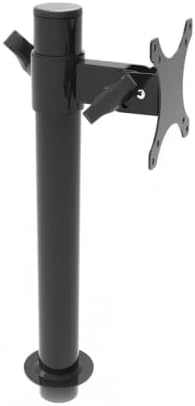 VERSADESK Heavy Duty Monitor Arm - Height Adjustable Desk Mount for 13” to 32" Screens - 360° Rotation, VESA Compatible, Steel Construction - Holds Up to 22 lbs | Black