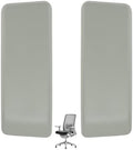 Replacement Very Grey Arm Pads, Compatible with Task & Stool Height Chair Models, Durable Comfort Material, Set of 2 (Left and Right) (Grey)