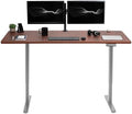 VIVO Dark Walnut 71 x 30 in Standing Desk, DESK-KIT-E2G7D