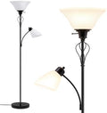 Floor Lamps for Living Room, 70" Tall Torchiere Floor Lamps, Plastic Shade