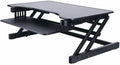 Lorell Adjustable Desk/Monitor Riser, Black