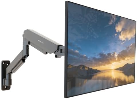 Mount-It! Monitor Wall Mount with Gas Spring Arm