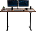 VIVO Rustic Vintage Brown 71 x 30 in Standing Desk, DESK-KIT-E2B7N