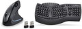 Perixx Ergonomic Bundle PERIBOARD-612 Wireless Ergonomic Keyboard with PERIMICE-713 Wireless Vertical Mouse