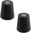 MY MIRONEY 2PCS Black Barrel Metal Lampshade, 5.04" Height