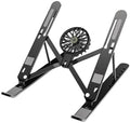 Laptop Stand with Fan, Ventilated Stands, Holder, Aluminum Desk with Fan for, Desk Accessories Accessories for Home Work Travel