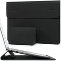HYZUO 13 Inch Laptop Case Sleeve with Stand for MacBook Air, Black