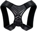 Posture Corrector Support Brace, Black Adjustable Back Straightener, Discreet Breathable Design for Spine Alignment, Upper Body Support Belt (XL)