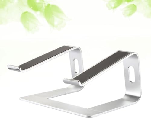 LABRIMP Portable Laptop Ventilated Stand Aluminum Alloy Lightweight Silver