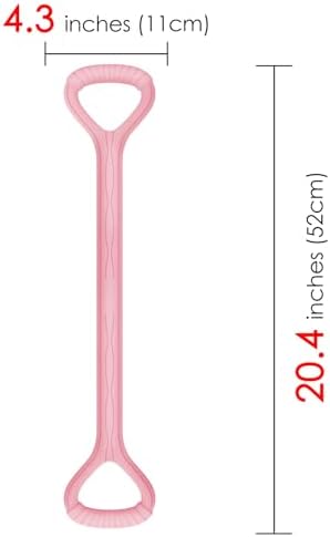 Adorila Figure 8 Resistance Band, Elastic Bands for Exercise for Arm, Shoulder, Back, Leg Stretching, Portable Home Office Elastic Training Band for Yoga, Pilates, Fits