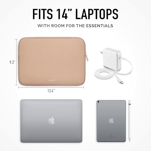 Vandel Slim, Protective Laptop Sleeve for 14 Inch Laptops, MacBook Pro 14