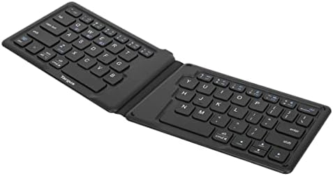 Targus Ergonomic Foldable Bluetooth Antimicrobial Keyboard, Black (AKF003US)