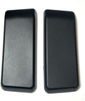 Replacement Very Black Arm Pads, Compatible with Task & Stool Height Chair Models, Durable Comfort Material, Set of 2 (Left and Right) (Black)