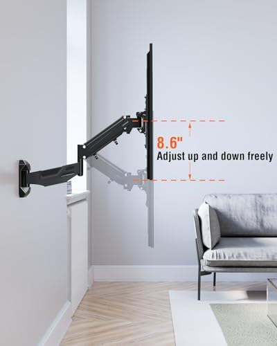 ELIVED Spring Arm TV Mount for 26-55" TVs, Max VESA 400x400, 66 Lbs Load