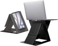 MOFT Folding Laptop Stand Lap Desk, Portable & Mini Computer Stand Laptop Desk for Travel and Home Office, Ergonomic Design with Adjustable Viewing Angles, Lightweight Computer Cooling Riser, Black