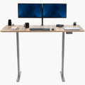 VIVO Reclaimed Wood 71 x 30 in Standing Desk, DESK-KIT-E2G7P