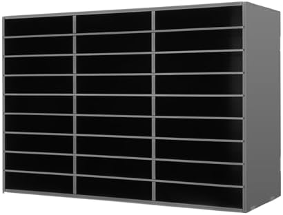 27 Slot Literature Organizer – Desktop File Sorter for Office, Classroom