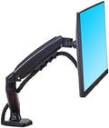 NB F80 + 2XUSB3.0 Desktop Gas Spring 17-30" LED Monitor Holder Mount Arm Full Motion Display Stand Loading 2-9 Kgs(F80 Black)