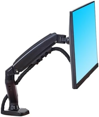 NB F80 + 2XUSB3.0 Desktop Gas Spring 17-30" LED Monitor Holder Mount Arm Full Motion Display Stand Loading 2-9 Kgs(F80 Black)