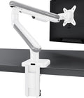 Desktronic Single Monitor Mount, Up to 34" & 8kg, 360° Rotation, Height Adjustable, Sturdy, Easy Install, for Large Screens, Ergonomic Design, Fits All VESA 75/100 Standards