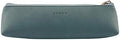 Doraking pen Case Cosmetic Makeup bag, stationery pouch PU Leather Small Pencil Pouch Students Zipper Bag for Pens, Pencils, Markers (Dark Green)