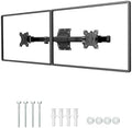 Dual Monitor Wall Mount fits 13-27 Inch, Single to Double Bracket Adapter