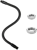 23.6" Gooseneck Tubing Flexible 25/64" Male thread Alloy Steel Metal Arm Universal Bendable Extension Hose for DIY Lamps Microphone Stands Inspection Cameras