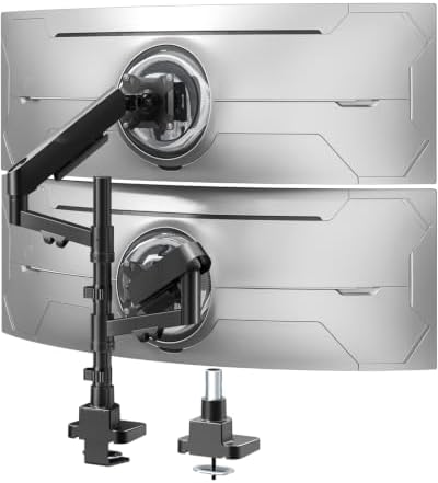 Vertical Dual Monitor Mount for 17-49 inch Ultrawide Screens