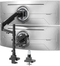 Vertical Dual Monitor Mount for 17-49 inch Ultrawide Screens