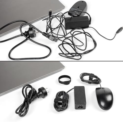 OneLeaf Cable Ties Reusable, 8 Inch Black Cord Management Straps