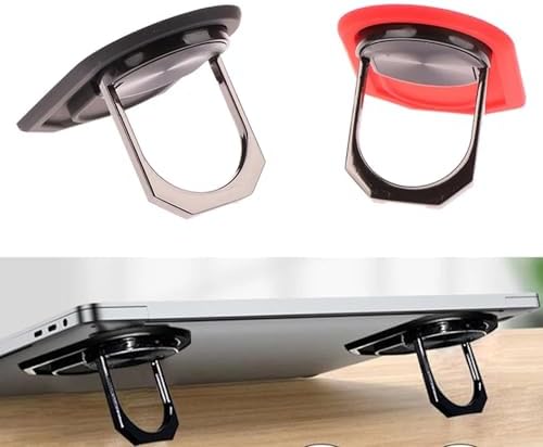 Foldable Laptop Cooling Stand with Ergonomic Height Alloy Computer Holder for 13-17Inch Notebook Office Home Use Ergonomic Laptop Stand for Office and Home