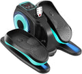 Rollingsurfer Under Desk Elliptical Machine, Electric Leg Exerciser for Seniors, Compact Seated Pedal Exerciser, Portable Elliptical Trainer with Remote and Non-Slip Pedals for Teens Adults