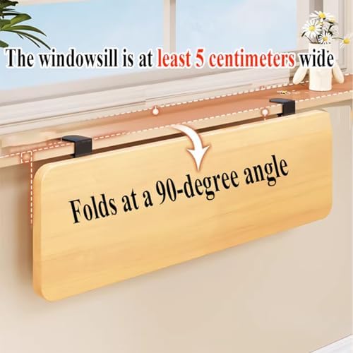Clamp On Desk Extender, 90 Degree Foldable Desktop Extension Board, Ergonomic Keyboard Tray Extender for Office Desk, Dining Table, Window Sill & Bookshelf Space Saving Color1 20x50cm (7.9inx19.7in)