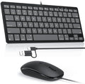 OMOTON Wired Keyboard and Mouse Combo for Mac(MacOS 11.3+),Easy Plug & Play