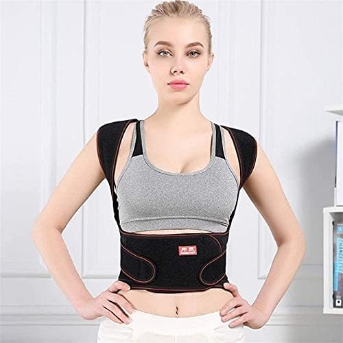 Back Posture Corrector, Male and Female Kyphosis Orthopedic Belt,High and Low Shoulder Invisible Student Orthosis Adjustable Brace (Size : Medium)