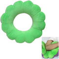 Flower Donut Pillow, Targeted Pressure Relief & Elevation Cushion for Tailbone, Ear, Elbow, Ankle & Wrist, Positioning Pad for Surgery Recovery, Office Nap & Home Support (Green & Purple)
