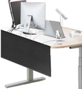 48" Under Desk Privacy Panel Self-Adhesive Modesty Panel with Wire Pocket for Cable Management Organizer Heavy Duty Desk Skirt - Office Home or Standing Workstation Concealer Shield