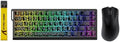 ATTACK SHARK X68HE 60% Wired RT 8K Keyboard+Wireless R1 Mouse-Black Contour