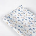 Sea Animals Seashells Seahorse Starfish Baby Changing Pad Cover, Unisex Ocean Beach Theme Nursery Diaper Changing Table Pad Mat Sheet for Boys Girls-16x32
