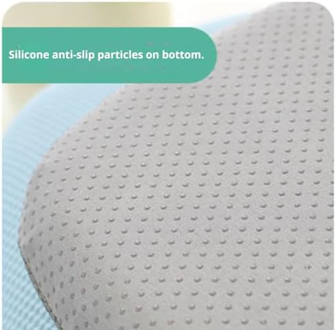 Memory Foam Chair Cushion Non-Slip Seat Cushion with Breathable Fabric Removable Zipper Cover Square Comfort Chair Pad for Office Chair, Desk Chair, Car Seat, Wheelchair (Black, 14"x14")