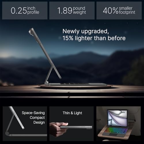 typecase Edge Magic-Style Magnetic Keyboard Case for iPad Air 13/Pro 12.9