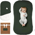Baby Lounger Oversized 0-24 Months, Home and Travel Infant Cushion-Moss