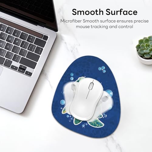 Water Drop Mouse Pad 7.3x8in Non-Slip for Laptop, Bookshelf