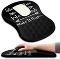 Mouse Pad Wrist Support, Ergonomic Mouse Pad with Massage Dot, Comfortable Computer Mouse Pad for Laptop, Wrist Rest Pain Relief Mousepad with Non-Slip PU Base for Office & Home, 12 x 8 in