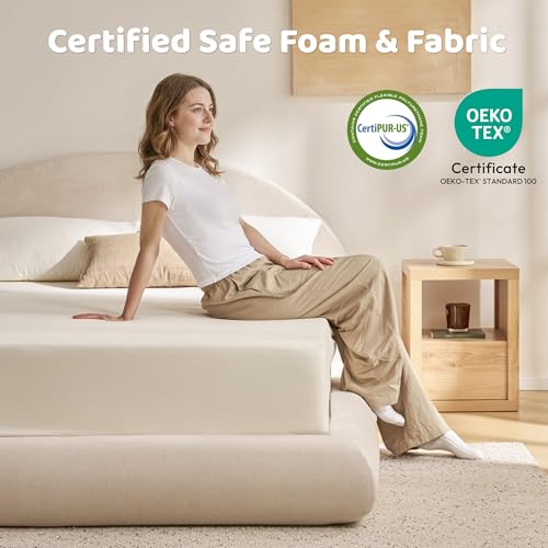 AirFrame Half-Moon Upholstered California King Platform Bed Frame
