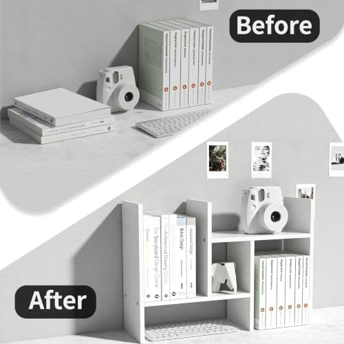 MASAKA B&W Adjustable Stackable Office Supplies Desk Organizer