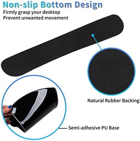 3-in-1 Ergonomic Memory Foam Keyboard Wrist Rest Pad Set, Sakura Dragon