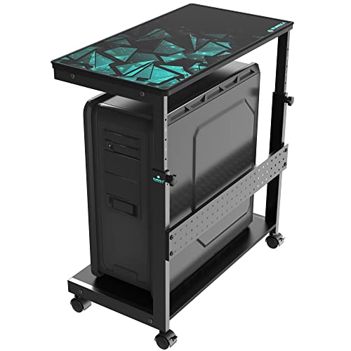 PC Stand Height Adjustable Black